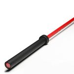 BullrocK THE RED TURTLE BAR 7 feet for Olympic Weightlifting Powerlifting Gym Crossfit Barbell Rod 20kg 28mm Max Load 1800lbs Ceramic coating