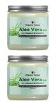 Organic Netra Pure Aloe Vera Gel With Vitamin C & E, Cold Pressed, For Skin, Face, Helps To Smoothen & Repair Damage Skin and Hair, Paraben Free, Sulphate Free - 200 Gm (Pack of 2)