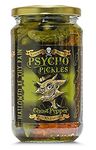 Psycho Juice Gherkins - Ghost Pepper Pickled Gherkins