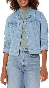 Levi Strauss Signature Gold Women's Original Trucker Jacket Stretch Denim (Available in Plus Size), (New) Soul Child, Large