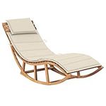 'vidaXL Retro Teak Wood Rocking Sun