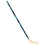 Franklin Sports NHL Seattle Kraken Street Hockey Stick - 48" Junior Right Handed Hockey Stick - NHL Team Jr. Street Hockey Sticks - Fused Wood Hockey Stick for Street + Roller Hockey - Righty