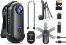 BOBLOV W4 2K Body Camera, Wearable 