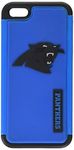 FOCO Forever Collectibles - (NFL) Carolina Panthers - Dual Hybrid 2-Piece TPU Case for Apple iPhone 5/5s