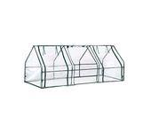 ShelterLogic 3' x 8' x 3' GrowIT Small Garden Greenhouse for Outdoors, Easy-Access & Durable