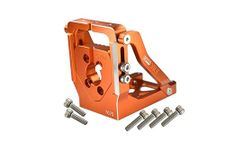 PALUMMA RC Motor Mount for TRAXXAS, Aluminum Alloy RC Motor Mount Bracket for TRAXXAS 1/6 4WD XRT 8S-78086-4 Upgrades Part (Orange)