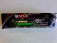 LIVE TARGET Unisex's Fishing Lure, Silver/Green, 5-1/2 Inches