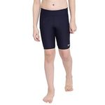 Speedo Boy's Endurance 10 High Chlorine Resistant UPF 40+ Sun Protection Essential Houston Jammer - True Navy & Spritz