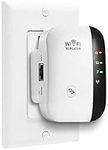 WiFi Extender, Up to 2640sq.ft WiFi Booster Range Extender, 2.4G High Speed Wireless WiFi Extender Signal Booster Amplifier Works with RP/AP/WPS/LAN Port