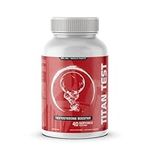 Predator Labs Titan Test 120 Capsules - Testosterone amplificator for Men - Estrogen Blocker - Natural Energy, Strength and Endurance Supplement - Gain Lean Muscle Mass - Promote Fat Loss - Increase Male Performance - Helps with fertility and vitality