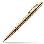 Fisher Space Pen, Bullet Space Pen with Clip, Gold Laquered Brass, Gift Boxed