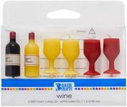 DecoPac Wine Shaped Birthday Cake Candles