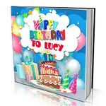 Personalized Soft Cover Story Book by Dinkleboo -"Happy Birthday" - for Kids Aged 0 to 8 Years Old - Give your child a gift to remember on their birthday with this fun rhyming book