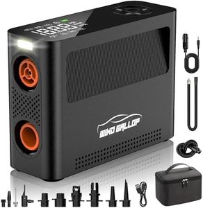 Paddle Board Pump - 150PSI Paddle Bord Air Compressor, 4X Faster Electric Pump with 9 Modes, All-in-One Auto Air Pump for Car Tires, Motor Bike, Ball, SUP, Tent, Kayak, Float