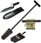 Garrett All Terrain Dig Pouch, Edge Digger Spade and Razor Relic Shovel Bundle