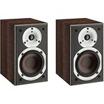 DALI Spektor 2 Bookshelf Speaker Pair Walnut light