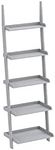 Wall Shelf 70H Light Grey 5 Tier with Borders