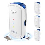 T-MENG Ultrasonic Pest Repeller, Electronic Mouse Repellent, Indoor Electronic Repellent Plug in Pest Control for Mice, Cockroaches, Ants, Fly, Mosquitoes, Rodent, Harmless to Pets and Human
