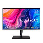 ASUS ProArt PA32UCG-K 4K HDR IPS mini LED professional monitor â€“ 32-inch, 1600 nits, 1152-zones, 120Hz refresh rate, FreeSync Premium Pro, Dolby Vision, HDR10, HLG, Thunderbolt 3, DisplayHDR 1400