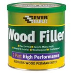 Everbuild 2-Part High Performance Wood Filler – Fast Drying – Weatherproof – Easy to Mix and Apply – Oak – 1.4kg