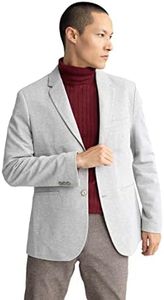 DeFacto N0503AZ Blazer, Gris (Grey Melange), 52 para Hombre