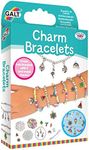 Galt Charm Bracelets - Fun Bracelet and Jewellery Making Kit - Craft Kit for Kids with Colourful Beads and 9 Clip-On Metal Charms - Childrens Arts and Crafts Set Makes 7 Bracelets - Ages 8 Years Plus