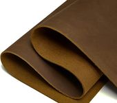 Dark Brown Genuine Leather Square 1.8-2.0mm Thick Cowhide Hobby Horse Leather Hide Crafts Tooling Sewing Hobby Workshop Handmade Craft Supplies (12"X24")