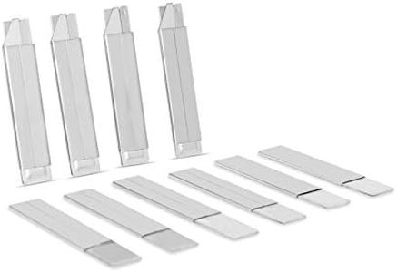 Internet's Best Box Cutter Utility Knife - Set of 10 - Retractable Razor Knife Set - Full Metal