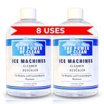 Power Made Ice Machine Cleaner & Descaler 16 fl oz 4 Uses | Nickel Safe Formula, Crystal Clear Ice Guaranteed | Compatible with Whirlpool, Scotsman, Manitowoc, Follet & More | Made in USA (2)