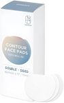 KADRIAN Double-Sided Facial Pads - Lint Free - for Makeup Remover and Toner - Rayon face Pads for Toner and cleasing - Rayon not Cotton Balls - Exfoliating Cotton Rounds for face (180 Pads)