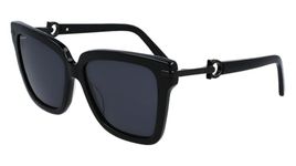 Salvatore Ferragamo SF1085S Sunglasses, 001 Black, 57