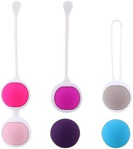 xocome Bolas de entrenamiento para el suelo pélvico, entrenamiento del suelo pélvico para mujeres, bolas de ejercicio de silicona para el control de la vejiga y ejercicios de suelo pélvico