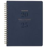 AT-A-GLANCE 2025 Planner, Weekly & Monthly, 8-1/2" x 11", Large, Signature, Navy (YP9052025)