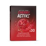 Active Edge CherryActive Capsules (100% pure Montmorency cherry powder capsules) - 30 caps