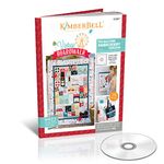 Kimberbell Vintage Boardwalk Quilt Pattern - Vintage Boardwalk Embroidery Machine Design CD & Book, Embroidery Hoop Sizes 5x7, 6x10 & 8x12”, Completed Size: 44 x 60”, Vintage Decor and Beach Decor