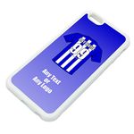 Personalised Gift - Wednesday iPhone 6 / 6s Case (White, Football Club Design Theme) - Any Name/Message on Your Unique - Apple TPU Owls