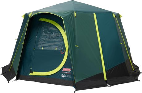Coleman Octagon Blackout Dome Tent – 6-8 Person Waterproof Family Camping