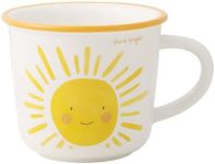 Cute Sunshine Mug 380ml Good Morning Ceramic Cup with Handle Coffee Tea Milk Water Mug for Men Women Dishwasher and Microwave Safe