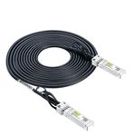 10Gtek 10G SFP+ DAC Cable - 10GBASE-CU Passive Direct Attach Copper Twinax SFP Cable for Cisco SFP-H10GB-CU5M, D-Link, Netgear, Mikrotik, ZTE Devices, 5m(16.5ft)