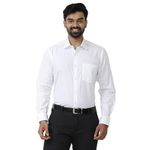 UATHAYAM Arrow Cotton Full Sleeve Trending White Formal Shirt for Men (Pack of 1)