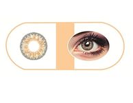 Affaires Power Color Contact lenses Quarterly Disposable Soft Hazel Coloured contact lens (Soft Hazel, -0.75)