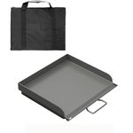 Professional Flat Top Griddle for Camp Chef Pro 60x, EX60B, EX60P, EX60PP Stove Grills,Outdoor BBQ Accessories for Camp Chef Most of 1,2 Burners Camp Propane Stove Grill, 1 Carry Bag