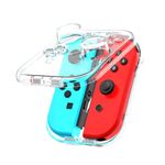 IINE Storage Case for Joy-con, Portable Dust-Proof Protective Box Compatible with Nintendo Switch Joy-Con, Switch/OLED PC Transparent Shell Case with Magnetic Closure