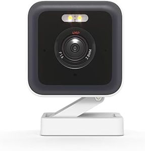 WYZE Cam v3 Pro 2K Indoor/Outdoor Wi-Fi Security Camera with Color Night Vision, Edge AI, Integrated Spotlight & Siren, 2-Way Audio, Compatible with Alexa & Google Assistant, White