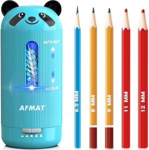 AFMAT Electric Pencil Sharpener, Fully Automatic, for 6.5-12mm Pencils