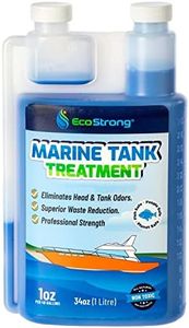 Marine Holding Tank Treatment | Powerful Enzymatic Black Water Digesting Liquid - Eliminates Tank Odor and Breaks Down Waste (33 oz)