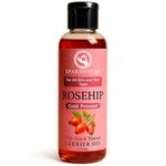 Sparshveda Cold Pressed Rosehip Oil | Reduces Wrinkles, Hyperpigmentation & Stretch Marks | Boosts Collagen, Moisturizes Dry Skin | Natural Glow Enhancer | 120 m