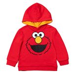 Sesame Street Elmo Baby Boys Fleece Pullover Hoodie Red 12 Months