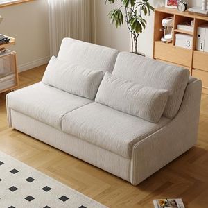 Queen Size Convertible Sleeper Sofa Bed, Cloud Sofa Pull-Out Futon Loveseat, Full Love Seat Hide a Bed Couches Fold Out RV Couch Sectional Sofa for Living Room (Beige, 64.17")