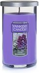 Yankee Candle Lilac Blossoms Scented, Classic 12oz Medium Perfect Pillar Single Wick Candle, Over 80 Hours of Burn Time